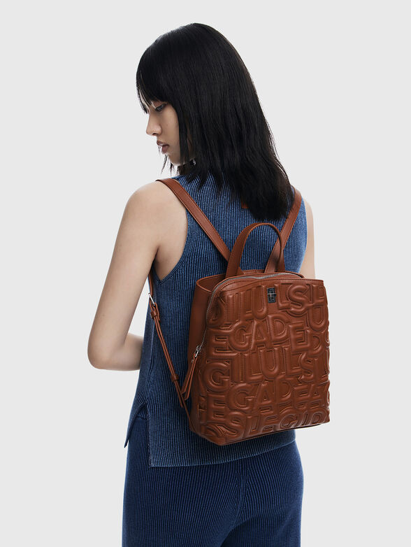 Backpack with logo print - 2