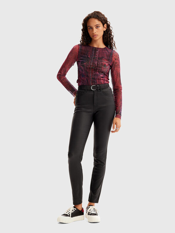 Eco leather trousers BRUJAS - 6