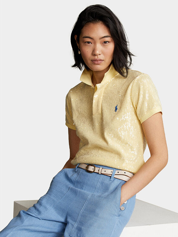 Polo-shirt with sequins - 6