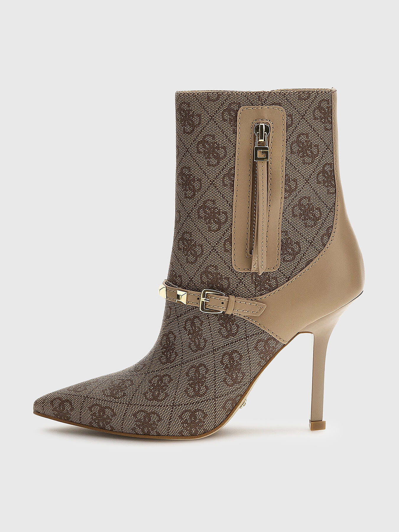 Boots with 4G monogram print brand GUESS Globalbrandsstore en
