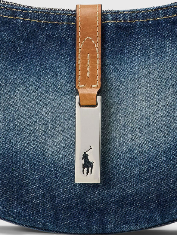 Denim mini shoulder bag - 5