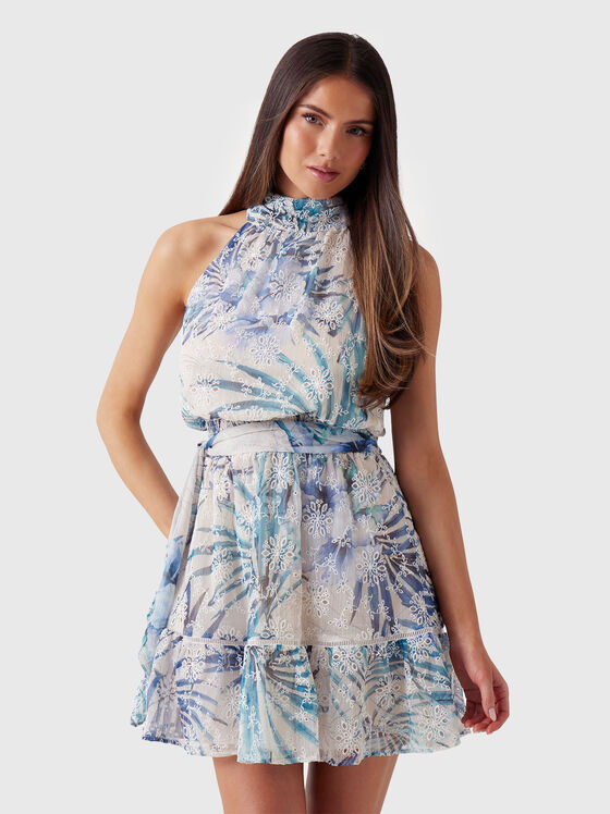 DANILE mini dress with halter neckline - 1