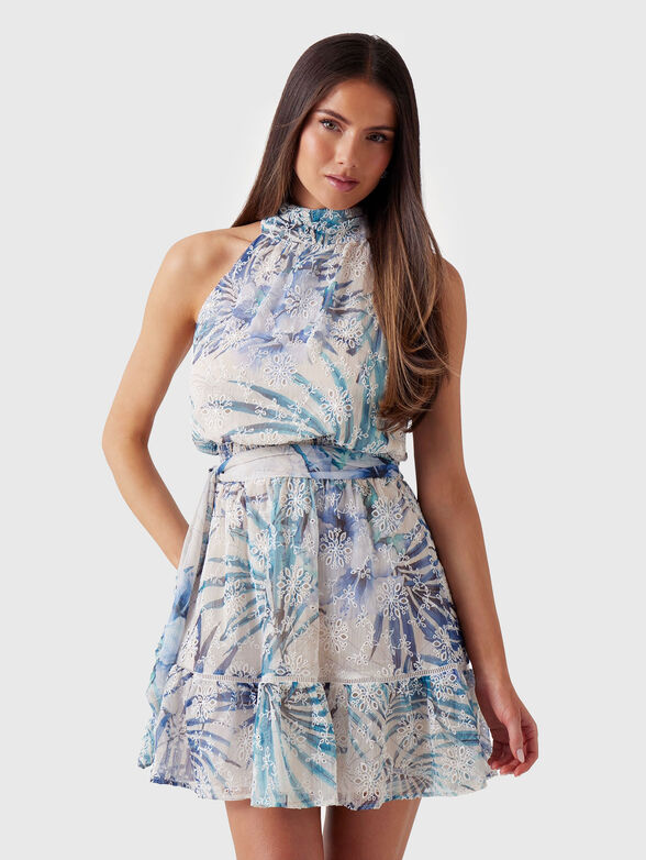 DANILE mini dress with halter neckline - 1