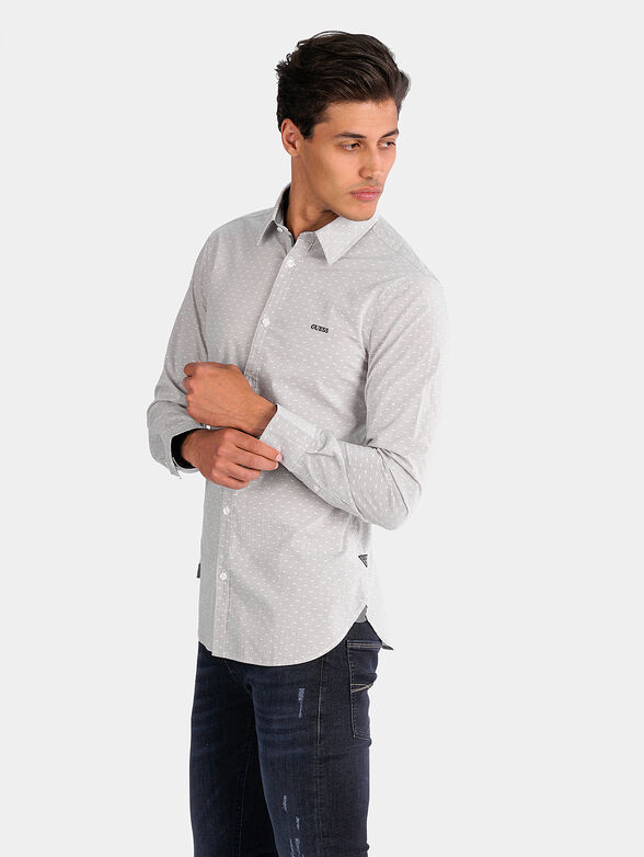 SUNSET Striped shirt with geometric motifs - 1