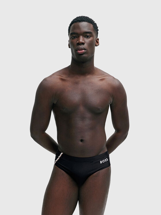 JOHN swim briefs with logo - 1