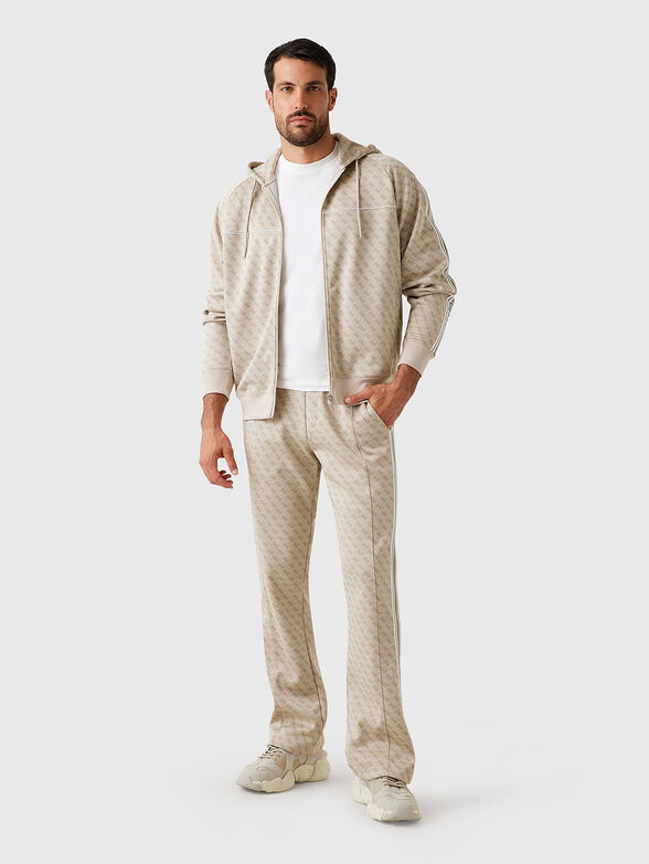 Sports pants with monogram - 4