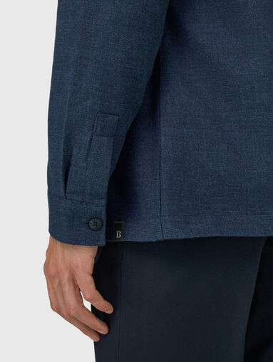 Oversized denim shirt - 5