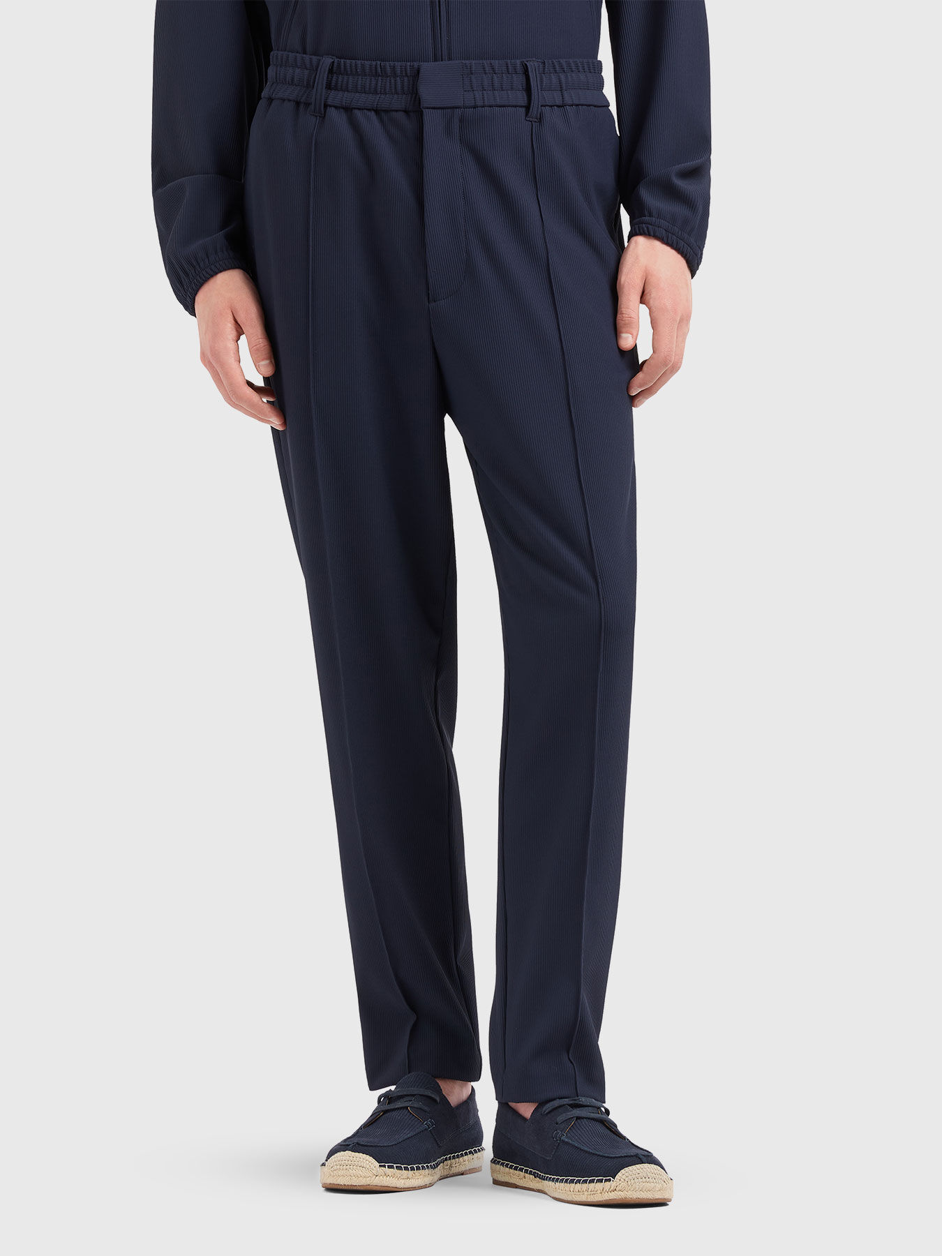Trousers with elastic waist brand EMPORIO ARMANI