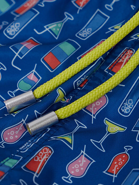 BALI BEACH CLUB swim trunks with colorful print - 4