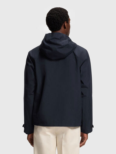 Transitional jacket with hood and pockets - 3