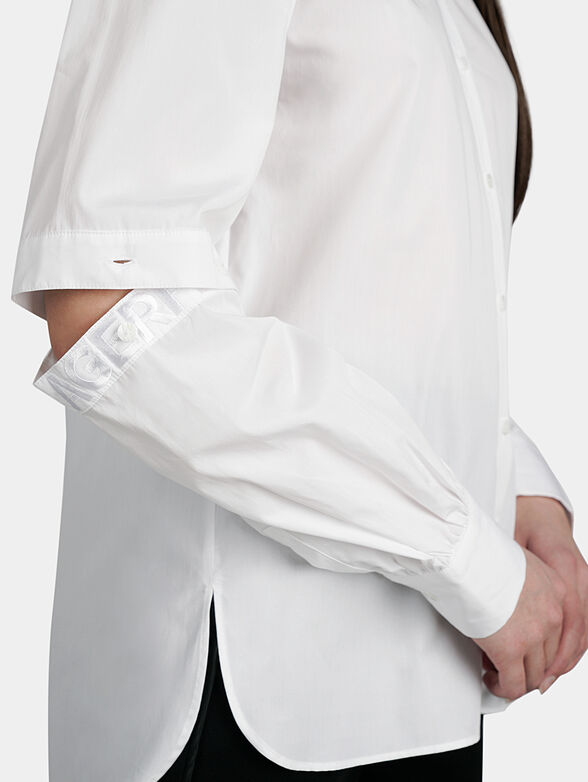 White oversize shirt - 2