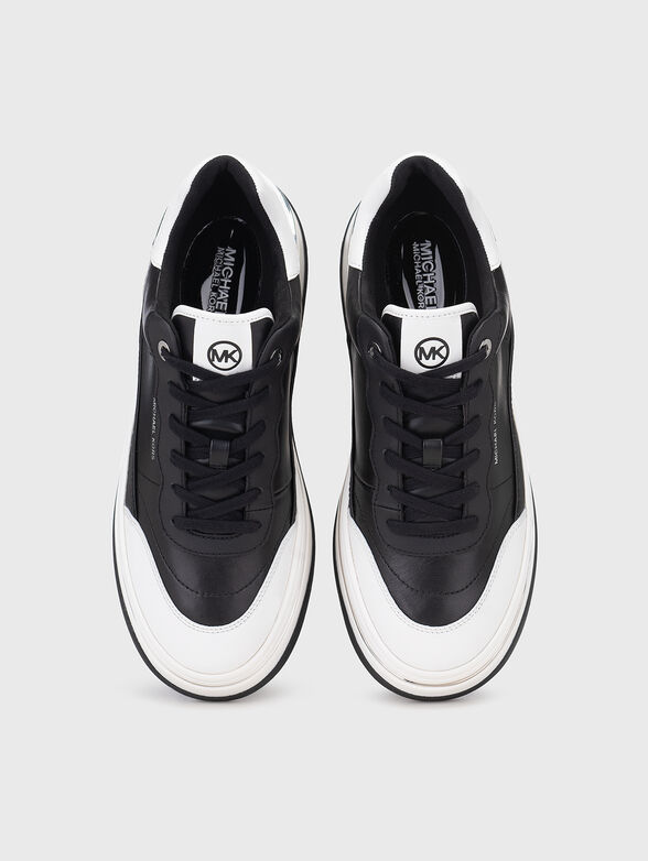 HAYES leather sneakers on platform - 6