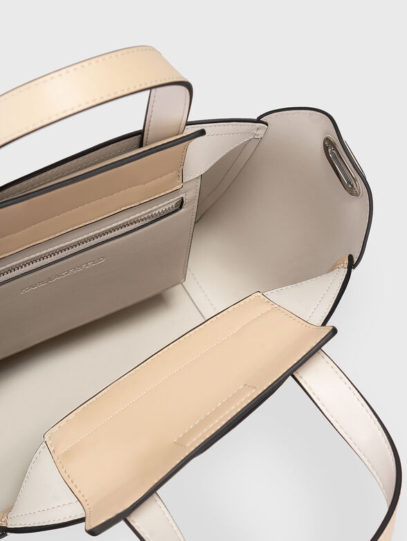 Small leather bag with perforations - 6