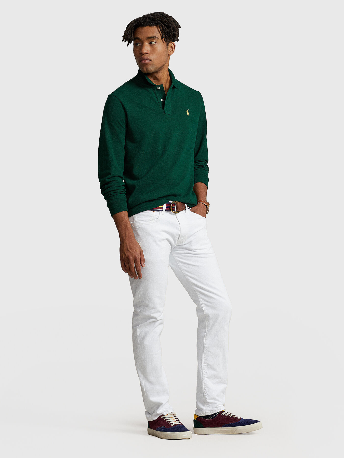 Polo by Ralph Lauren シャツ Polo-shirt with long sleeves and embroidered logo brand POLO