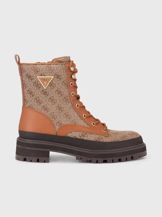 BADA boots with monogram print  - 1