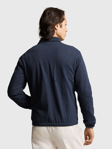 Dark blue vest with zip - 3