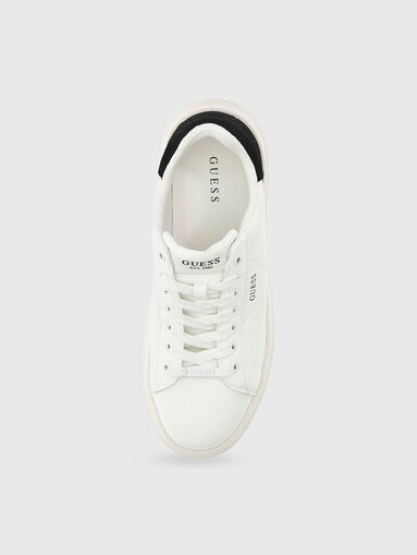 ELBINA white sneakers with contrasting elements - 5