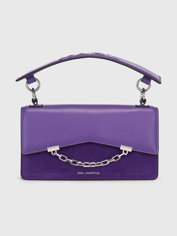 Small crossbody bag in brown colour - 1