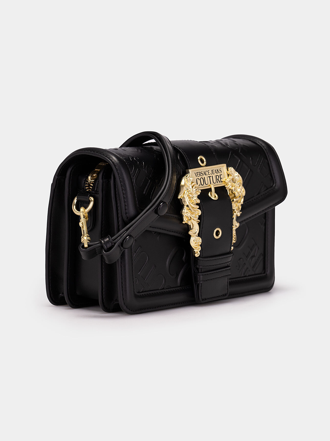 超美品 versace jeans 本革 ブーティ 22.5 靴