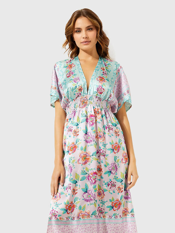 ESMERALDA floral print maxi dress  - 3