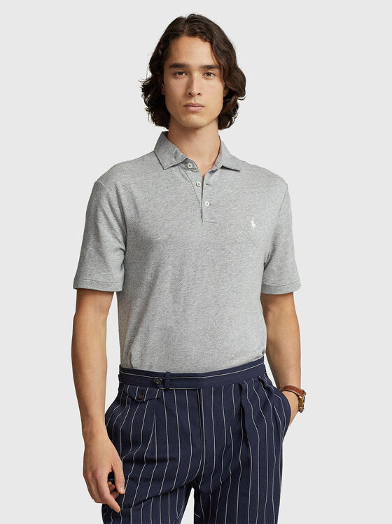 Linen and cotton Polo shirt - 1