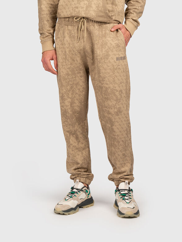 Beige sweatpants - 1