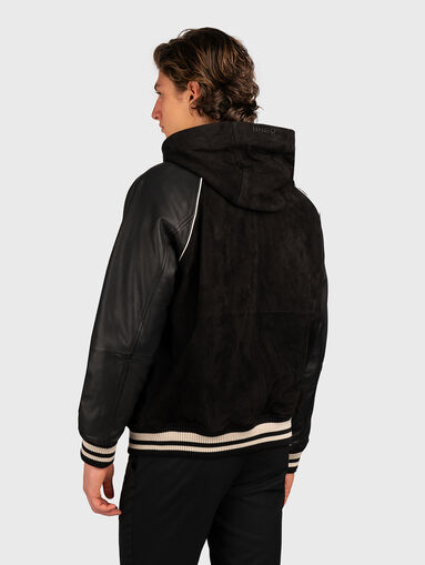 Leather bomber jacket - 2