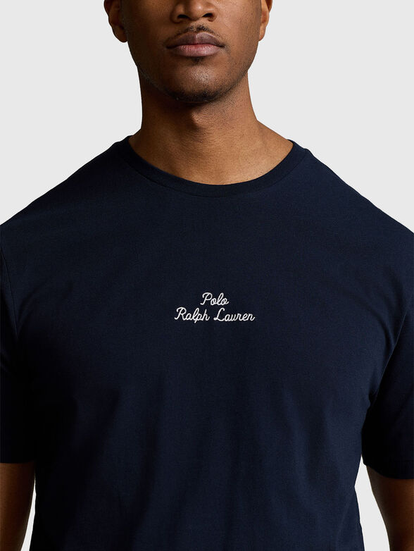 Cotton T-shirt with logo - 4