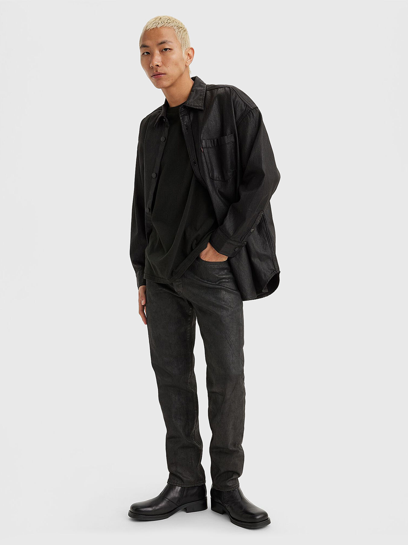 Waxed levis jeans sales