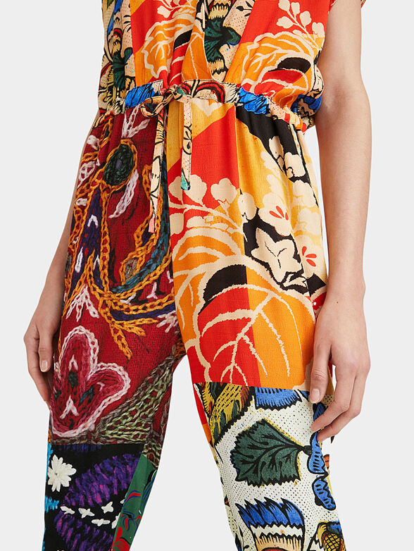Jumpsuit with multicolor print - 6