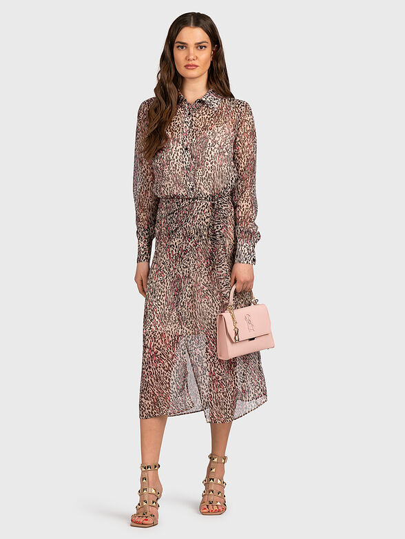 LAMA dress with animal print - 1