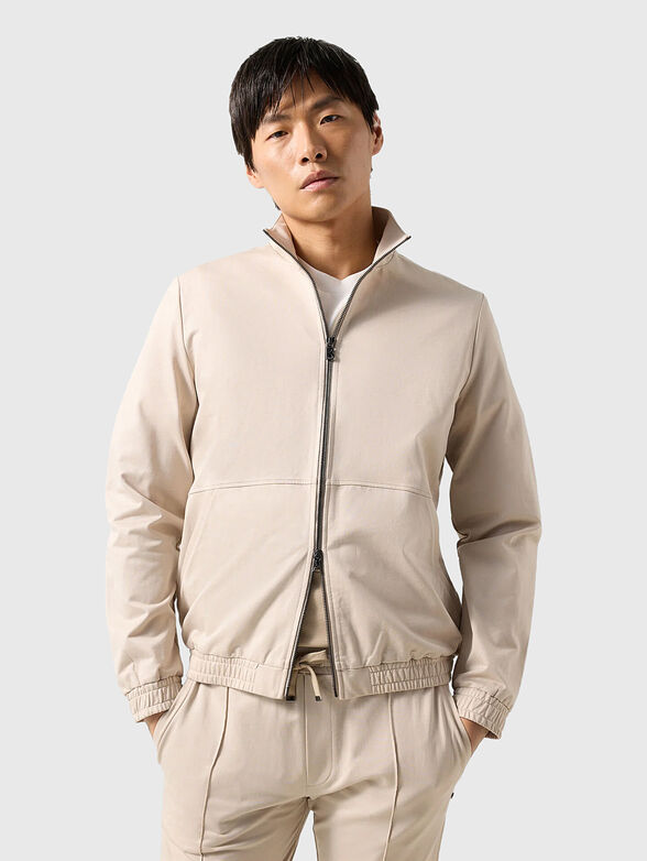 RUPERT cotton jacket with a double-zip  - 1