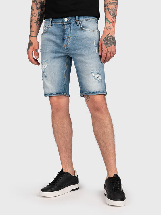 Светлосини дънкови къси панталони ARGON - 1