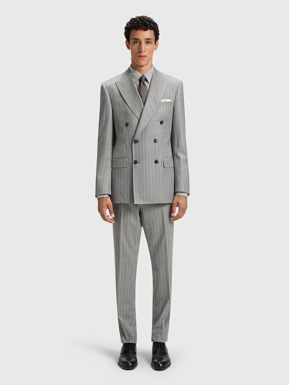 Double breasted wool jacket - 2