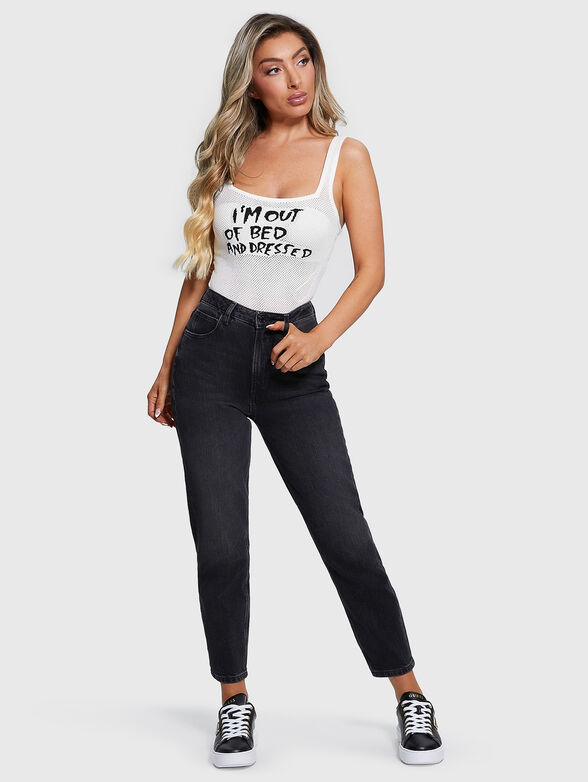 DRESSED bodysuit with perforated texture - 2