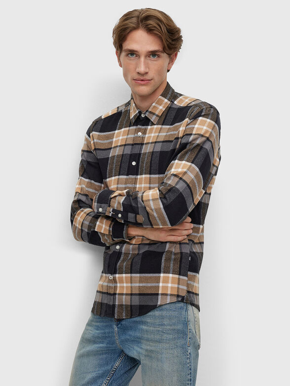 Shirt in checked cotton - 1
