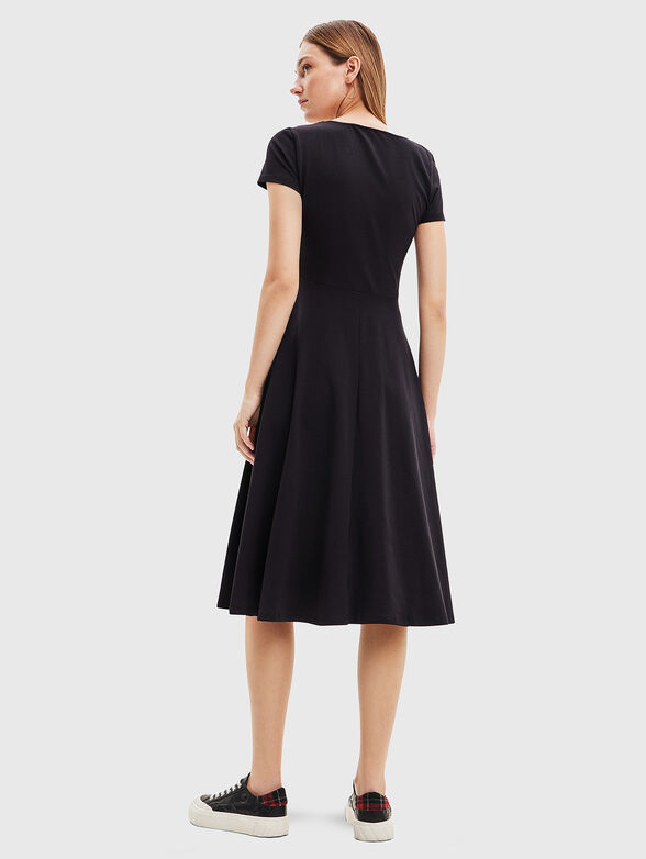 Black midi dress - 2