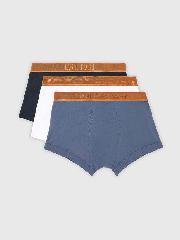 Set of three pairs of organic cotton boxers - 1