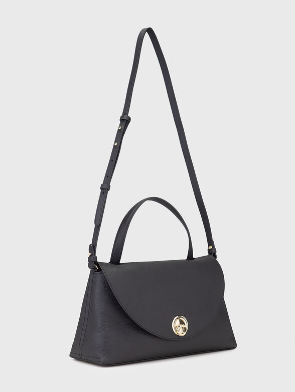 Grained effect leather bag - 2