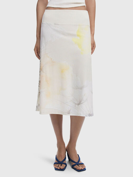 BRUMA cotton midi skirt - 1