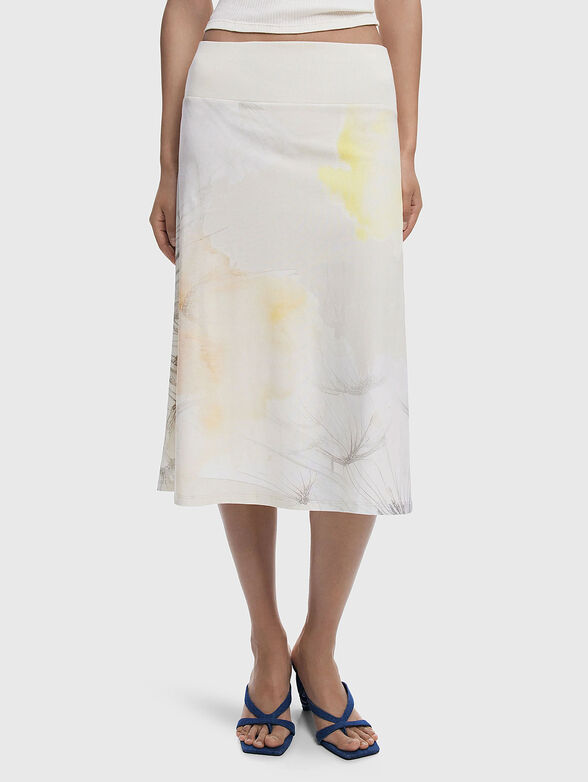 BRUMA cotton midi skirt - 1