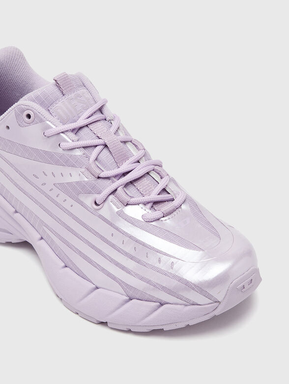 D-AIRSPEED black sneakers with metallic effect - 4