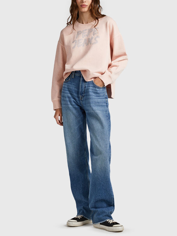 BAILEY sweatshirt with applique eyelets - 2