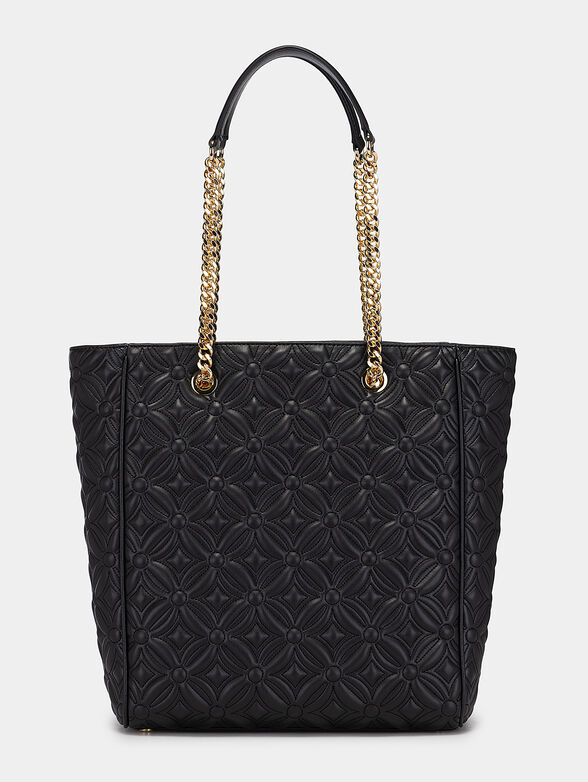 Quilted black tote bag - 2