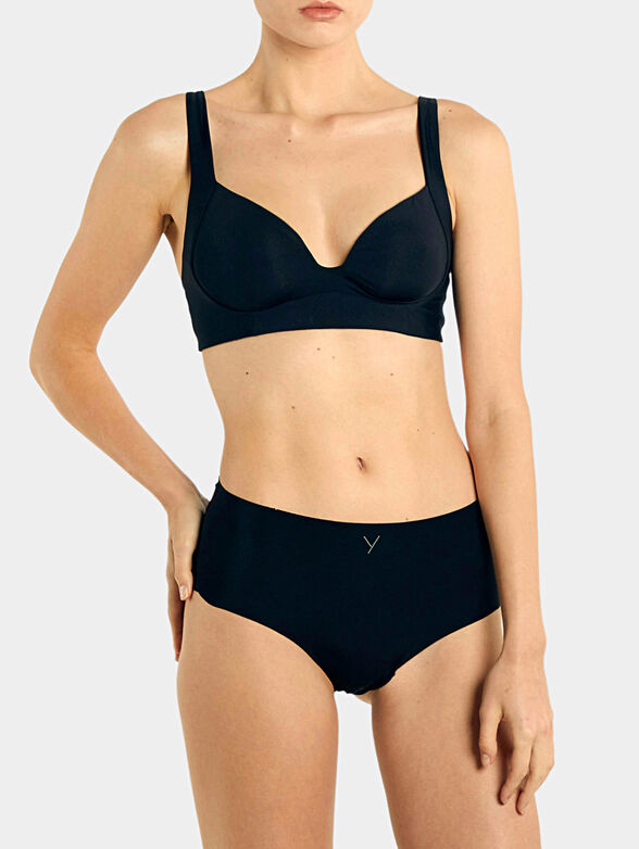 TAGLIO VIVO high-waisted beige briefs - 1