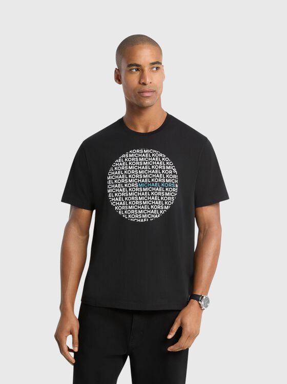 T-shirt with contrasting print - 1