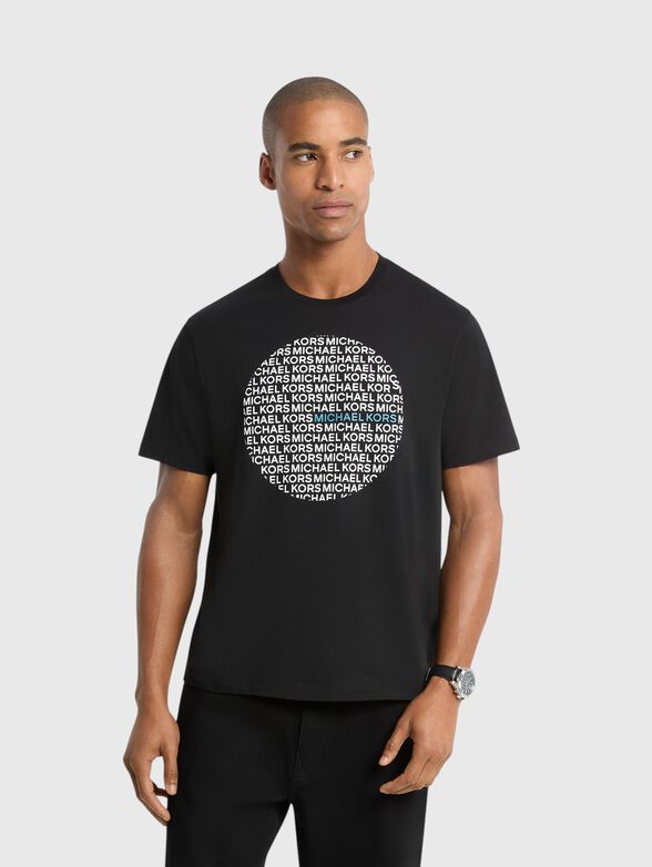 T-shirt with contrasting print - 1