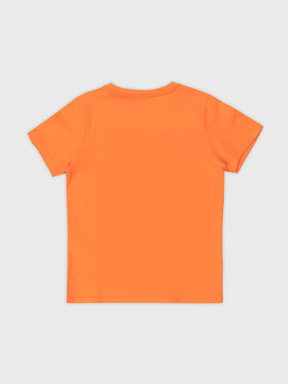 Green cotton t-shirt with logo - 2