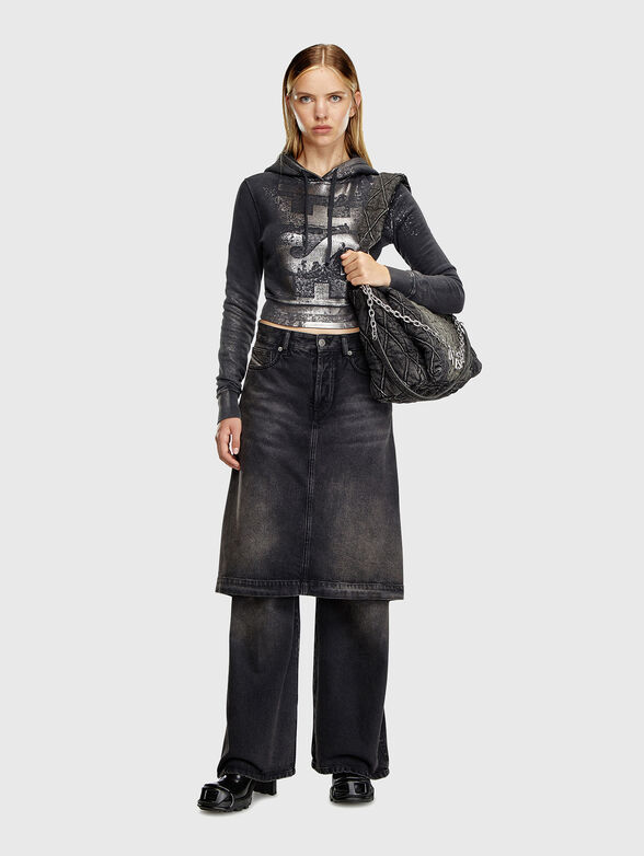 F-SLIMMY-HOOD-P6 cropped sweatshirt - 2