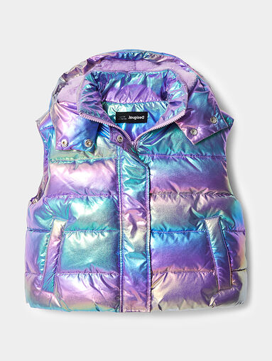 Padded multicolored vest - 3